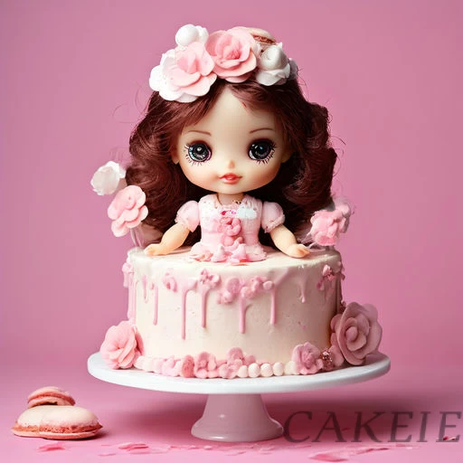 Lovely Small Doll Cake